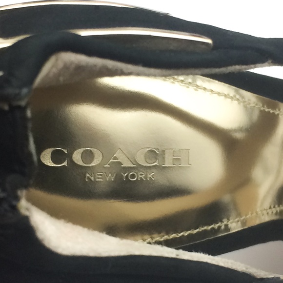 COACH Halsey Nubuck Heels - Picture 7 of 8